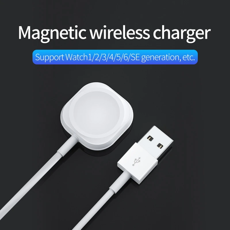 Custom Wired Fast Charge Qi Wireless Charger Portable for iWatch Charging for Apple Watch