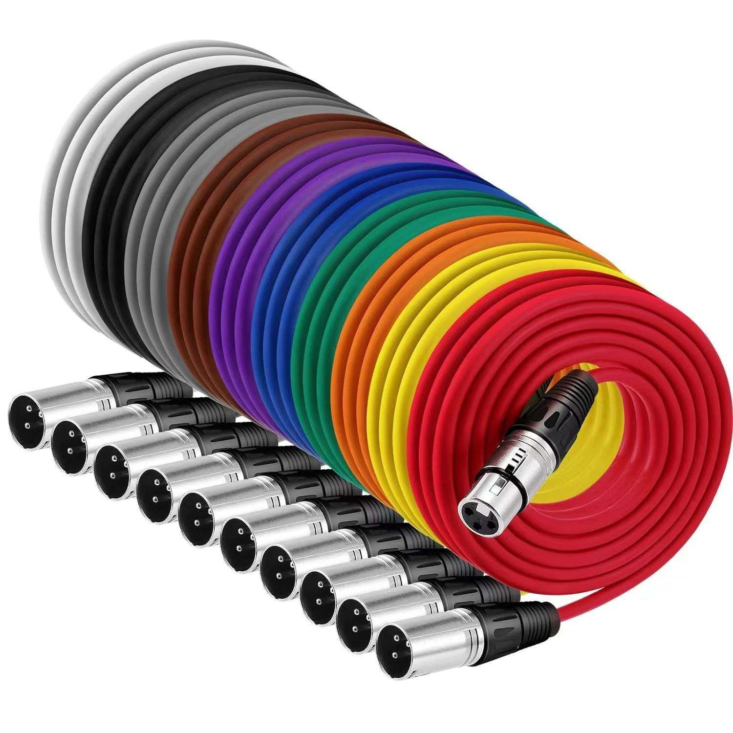 Customization XLR Balanced Audio Cable High Quality Professional 3pin XLR Male to XLR Female Audio Cable Mixer Microphone