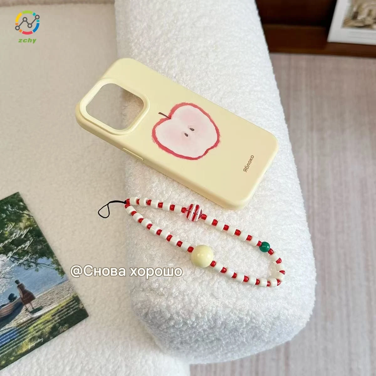 Cute Pastel Fruit Skin-Friendly Case for iPhone 16 PRO Max, 15, 14 – Slim Fit & Anti-Scratch