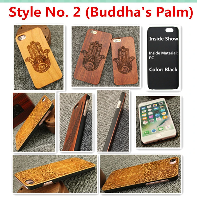 Design Protective Back Cover Case Wooden Cover Logo for iPhone Xs Max Xr X