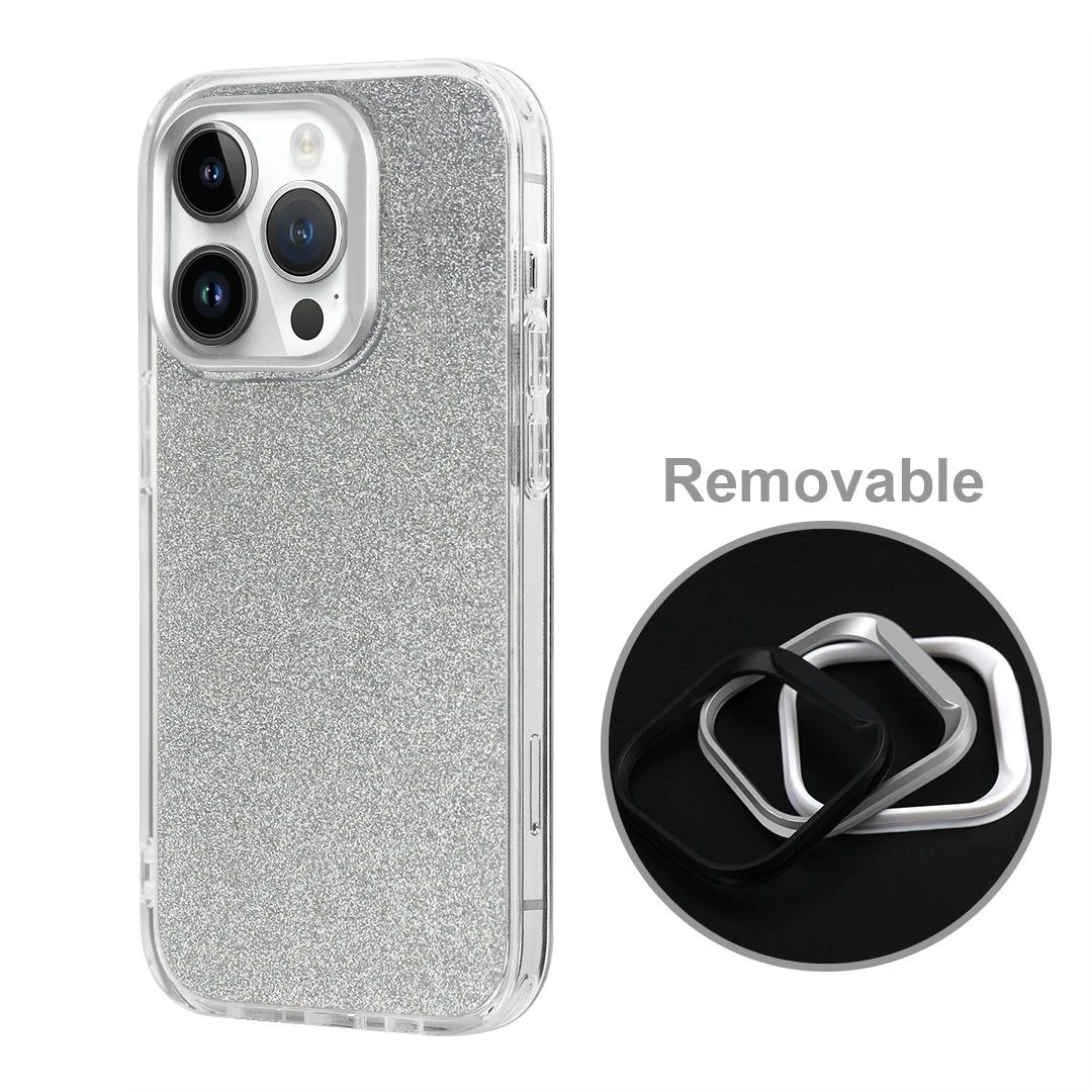 Detachable Camera Lens Custom Phonecase for iPhone 14 15 Gold Shiny Laser Cover Case for iPhone 13 PRO Max Shell IMD Phone Cases