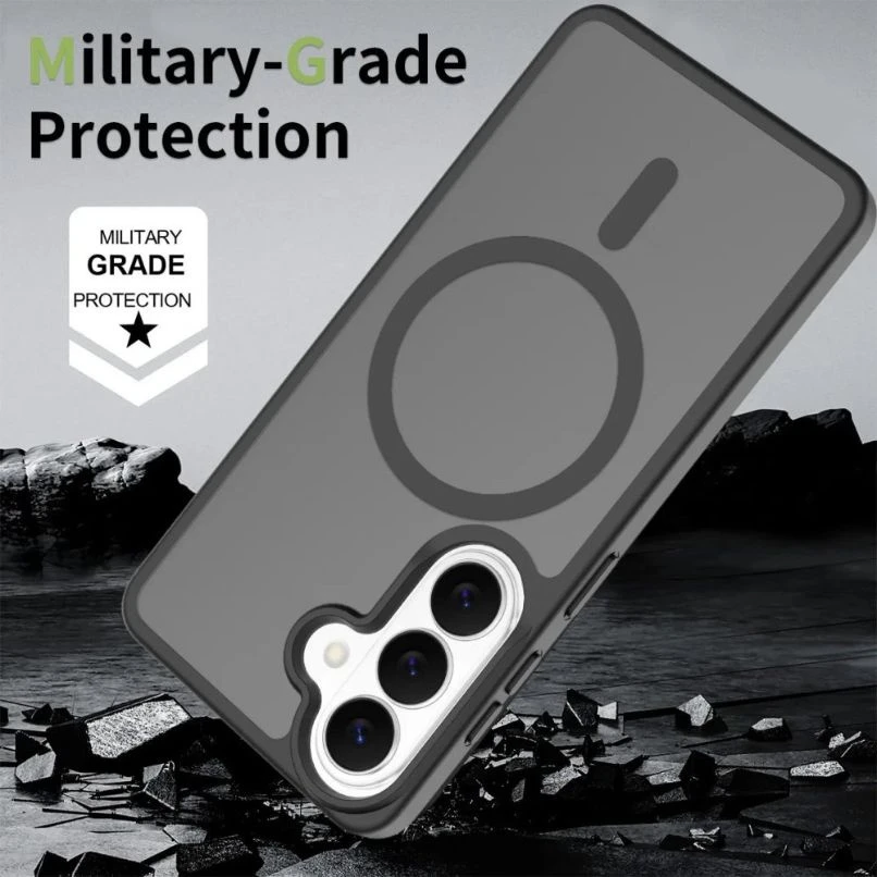 Dust-Resistant Lightweight Anti-Fingerprint Frosted Magnetic Mobile Phone Case for iPhone16/17/18