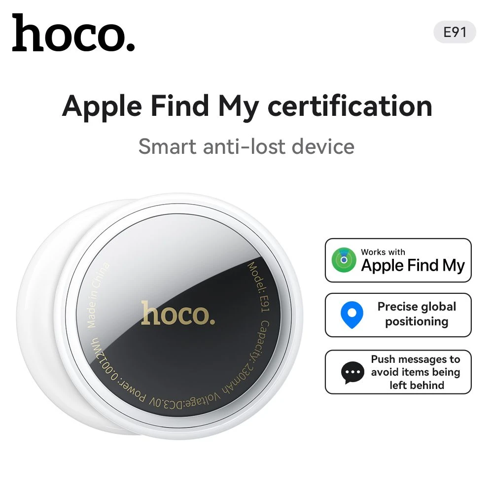 E91 Airtag Bluetooth GPS Smart Trackers Finder Intelligent Positioning Pet Dog Car Key Wallet Anti-Lost Device Find My