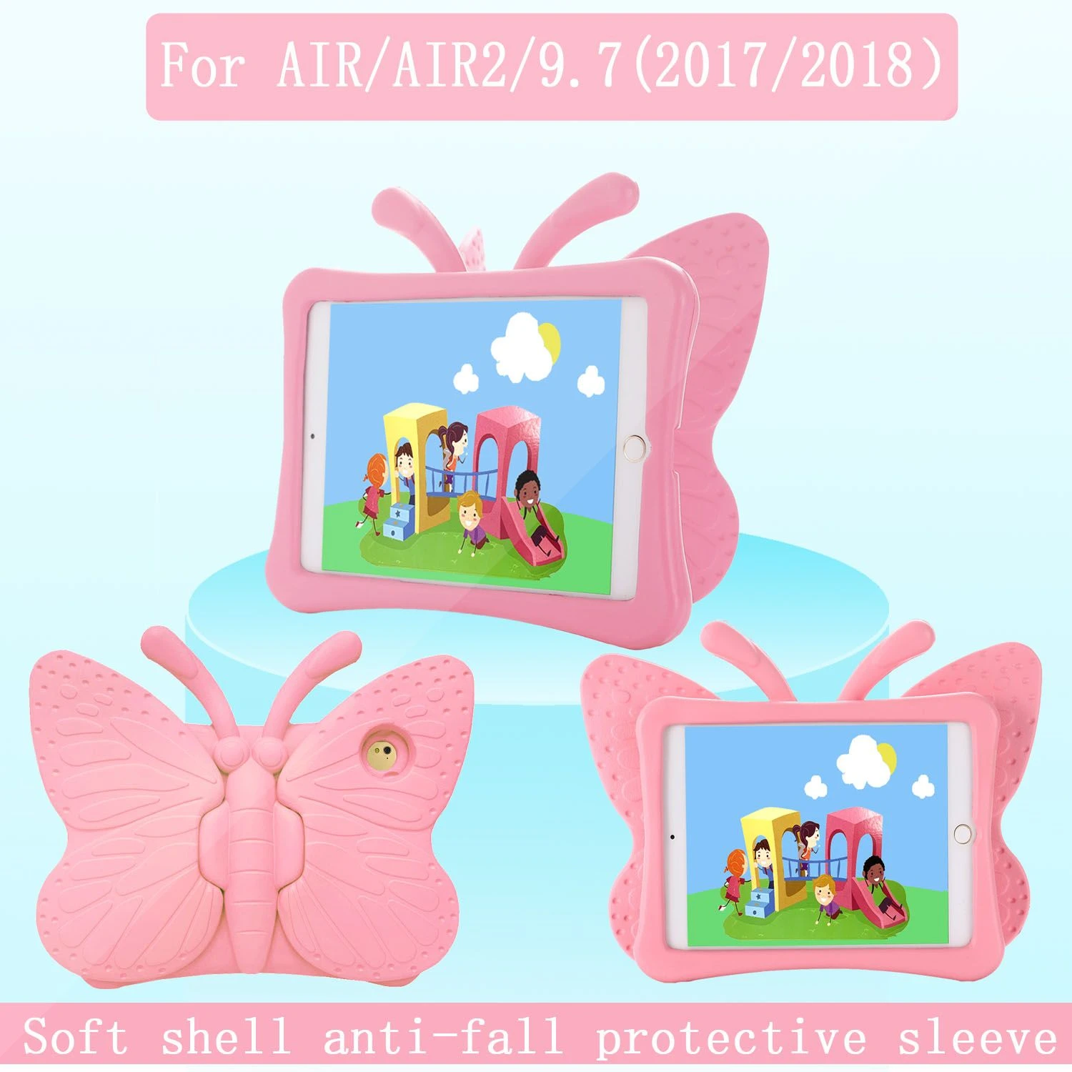 EVA Tablet Covers Cartoon Tablet Case for iPad 5/6 iPad Air 1 Air 2