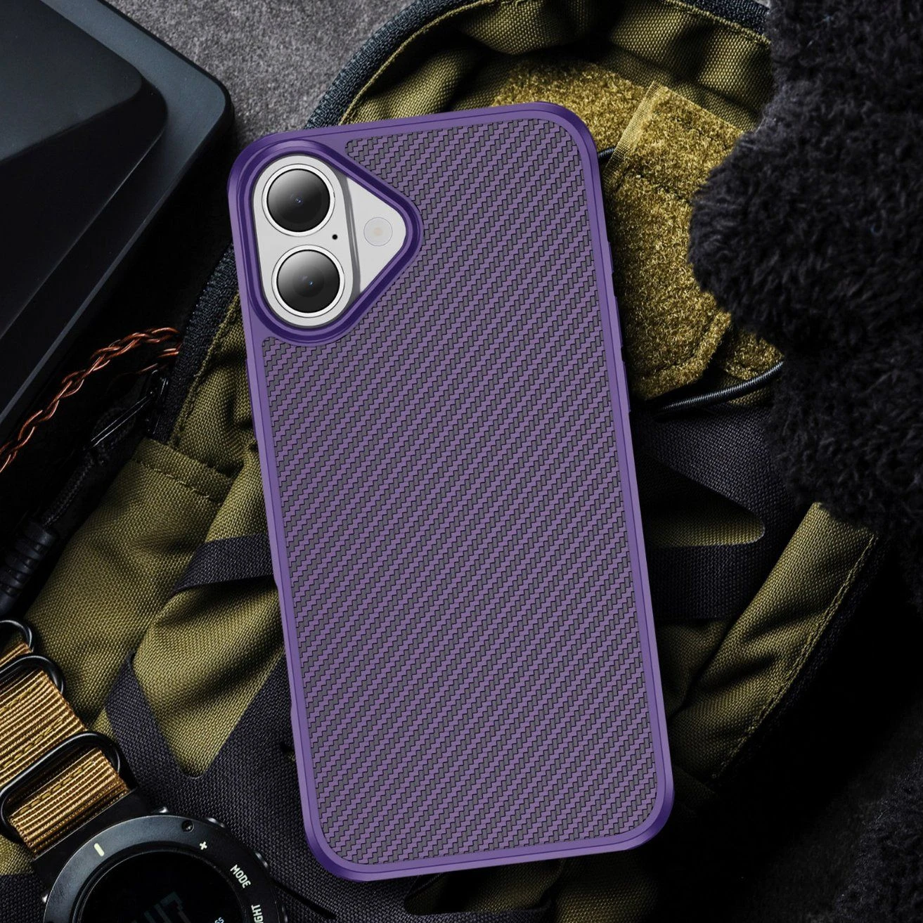 Eco Friendly Biodegradable Phone Holder Shockproof Phone Cover TPU Mobile Phone Case for iPhone 16 Plus
