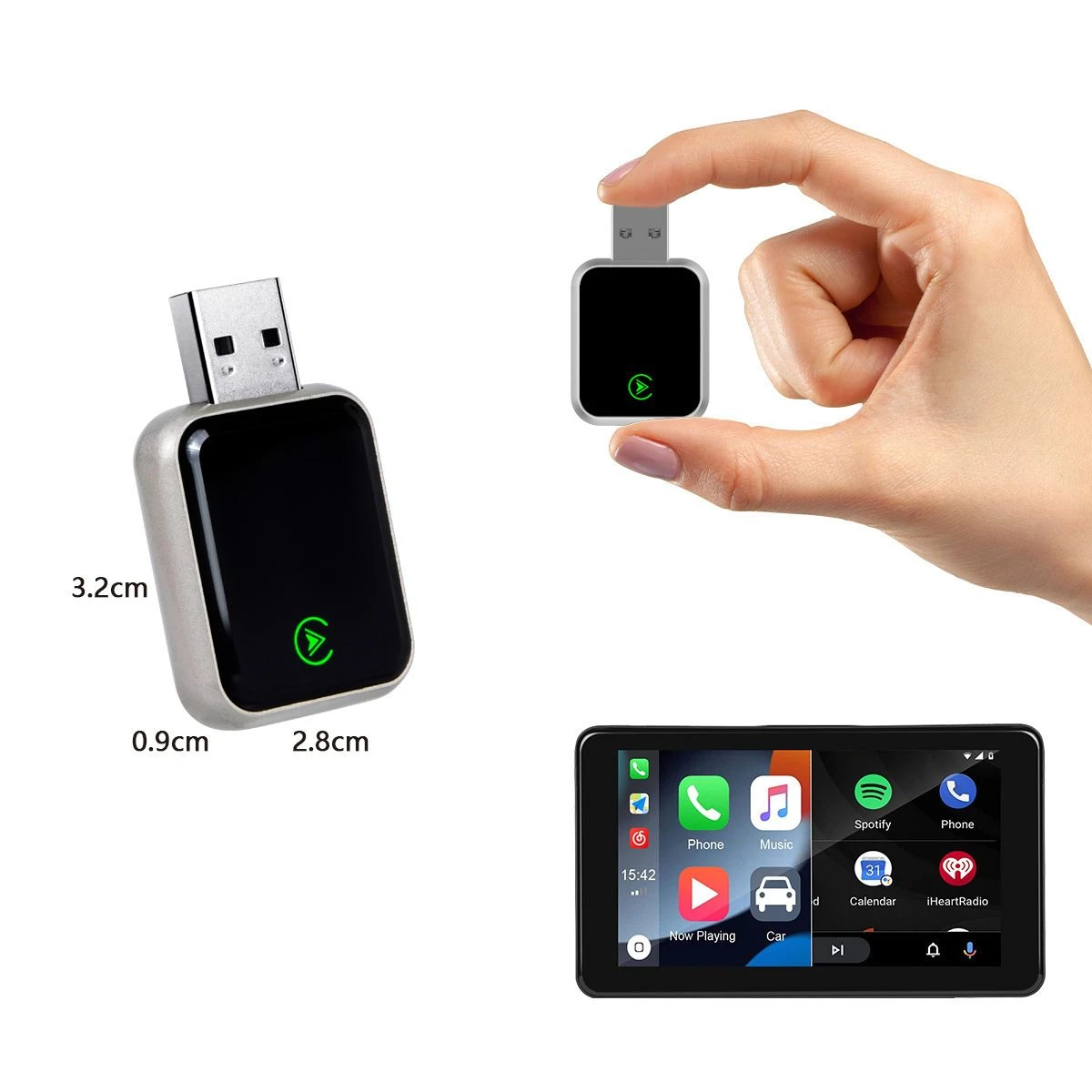 Effortless Wireless Carplay Adapter for All Car Models