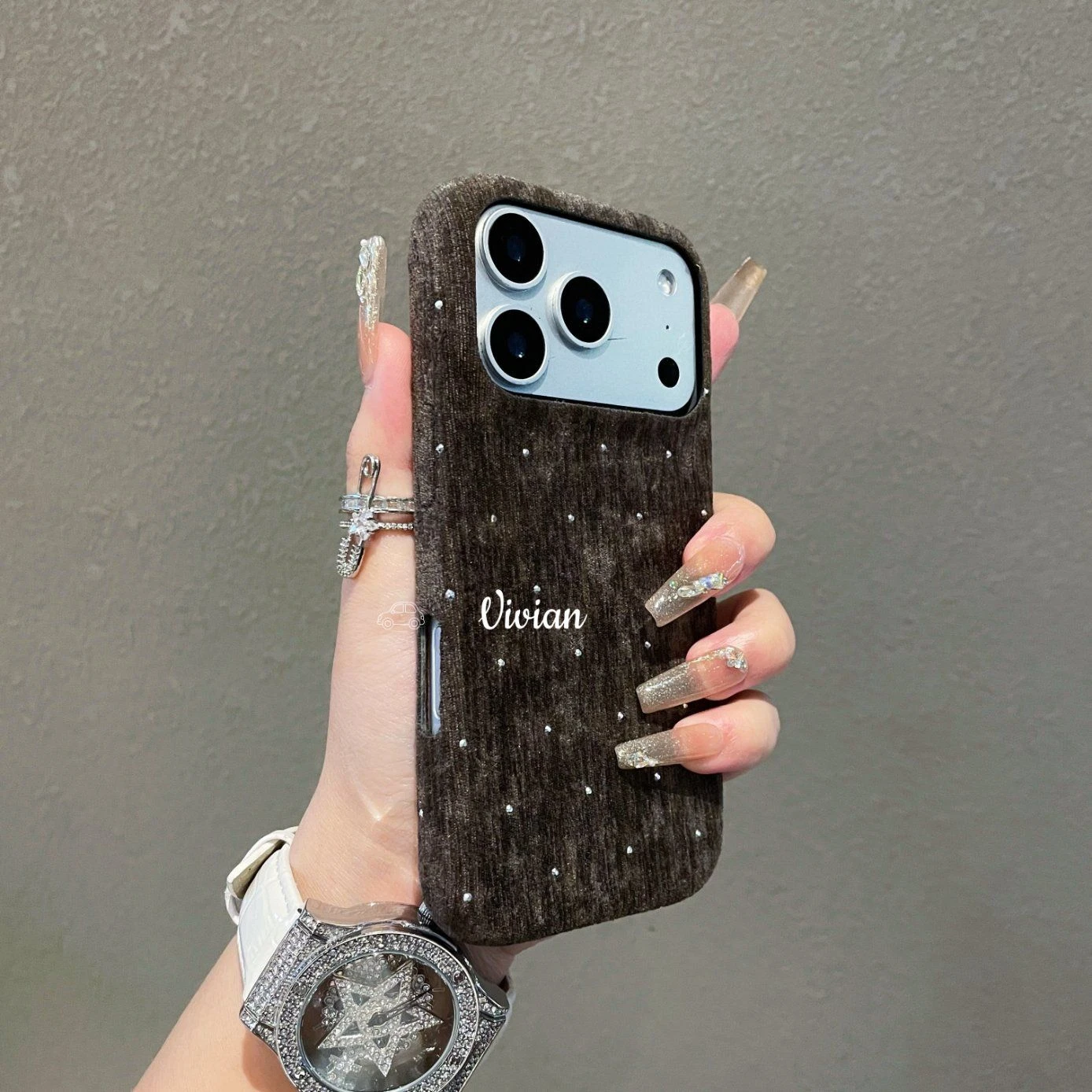Elegant Bling Diamond Case for Ios Shockproof Protection