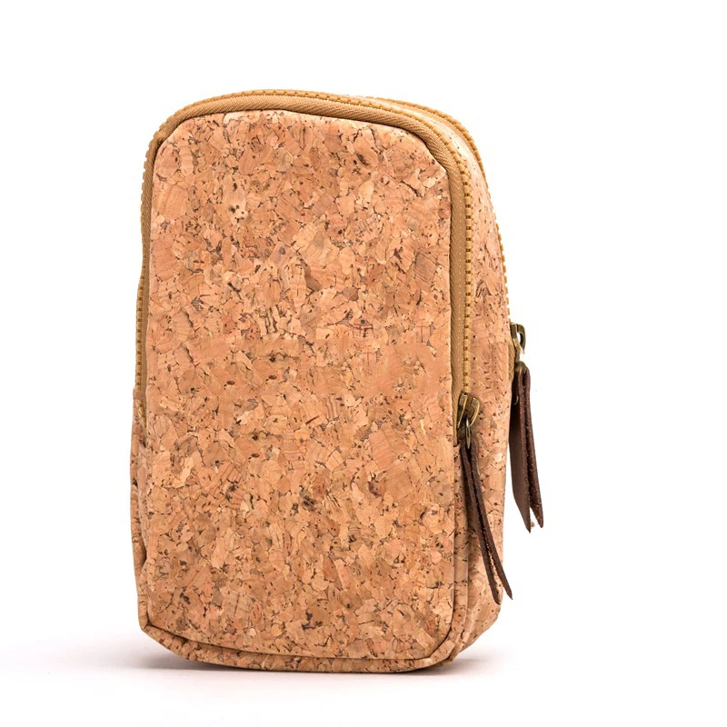 Environmental Small Cork Sport Mobile Phone Bag for Running