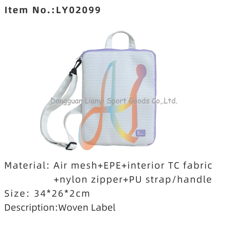 Factory Directly Customized Logo Notebook Carrying Bag Portable Computer Sleeve with Shoulder