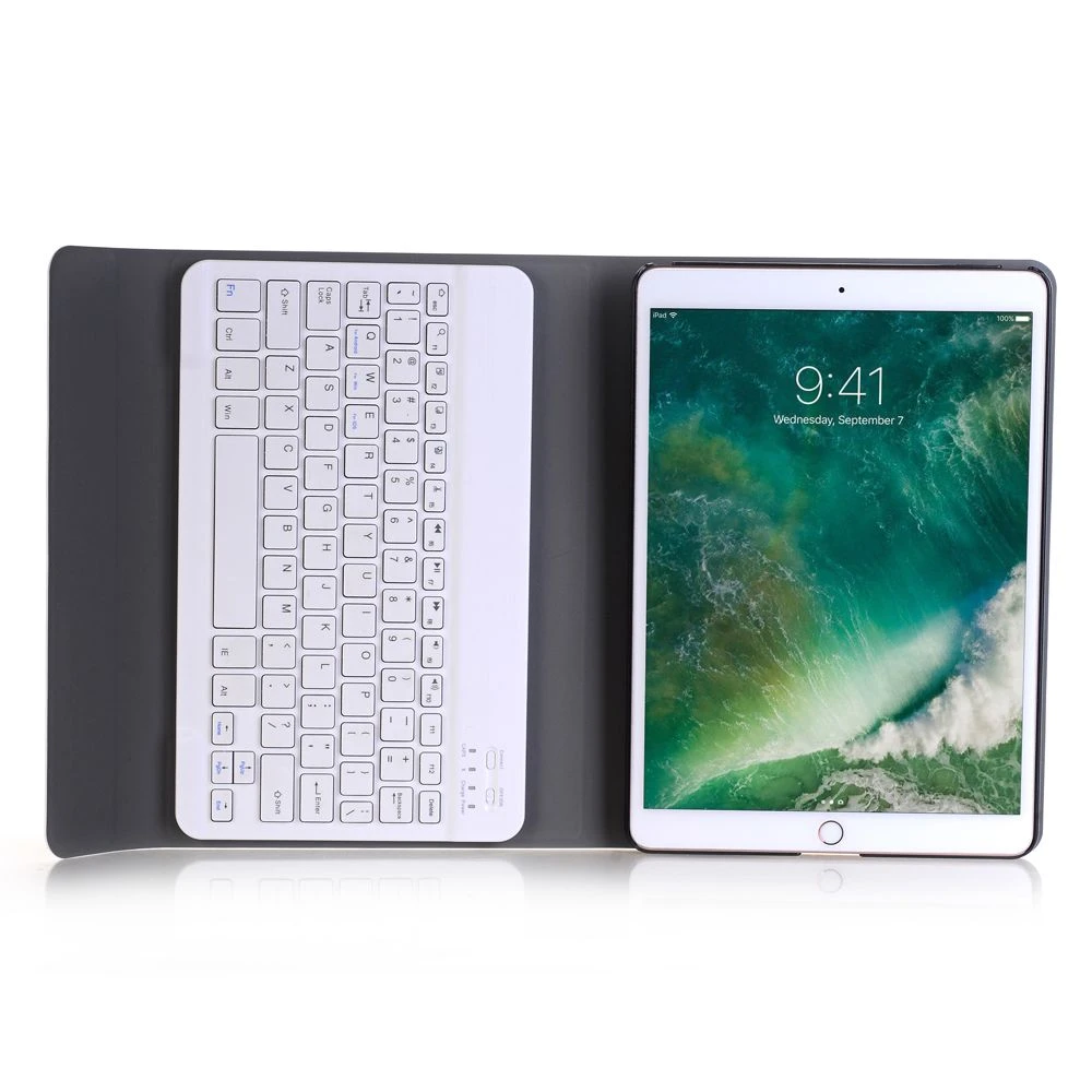 Factory High Quality Leather Tablet Case Cover with Leather Smart Wireless Keyboard for iPad Air4/Mini 4/2017/2018/PRO 9.7/ 2, 3, 4