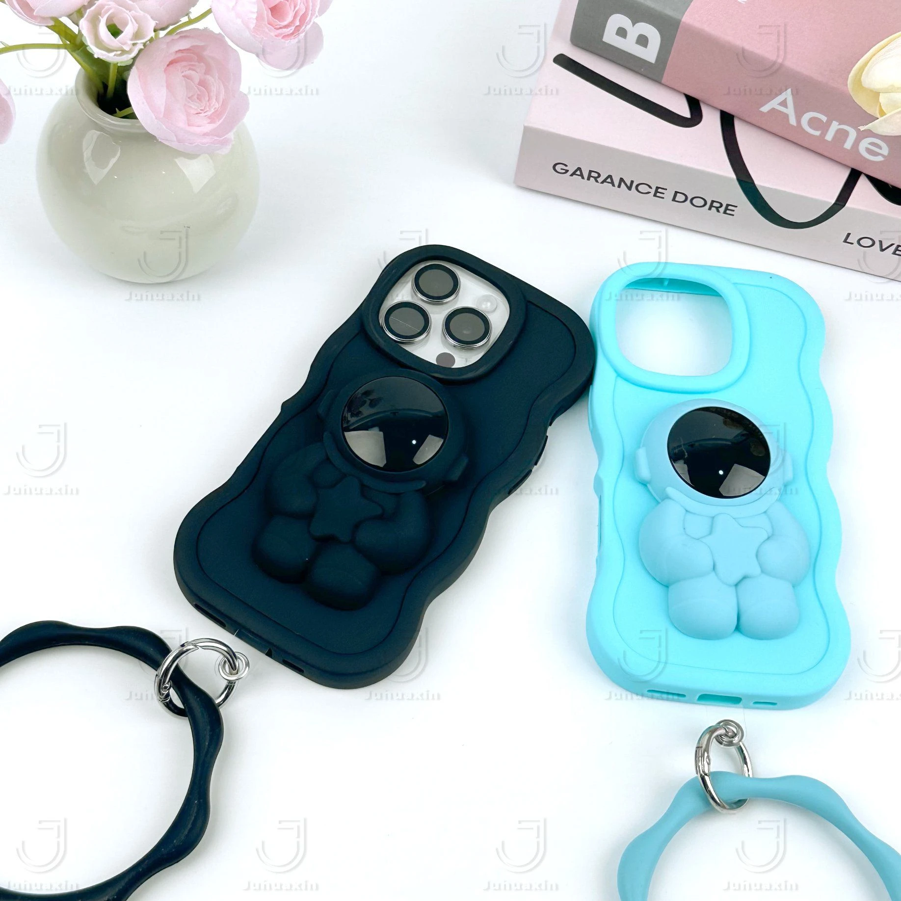 Factory Wholesale Low Price Transparent Down Phone Funda Cases Puffer Phone Cases for iPhone Hw Vivo Sam
