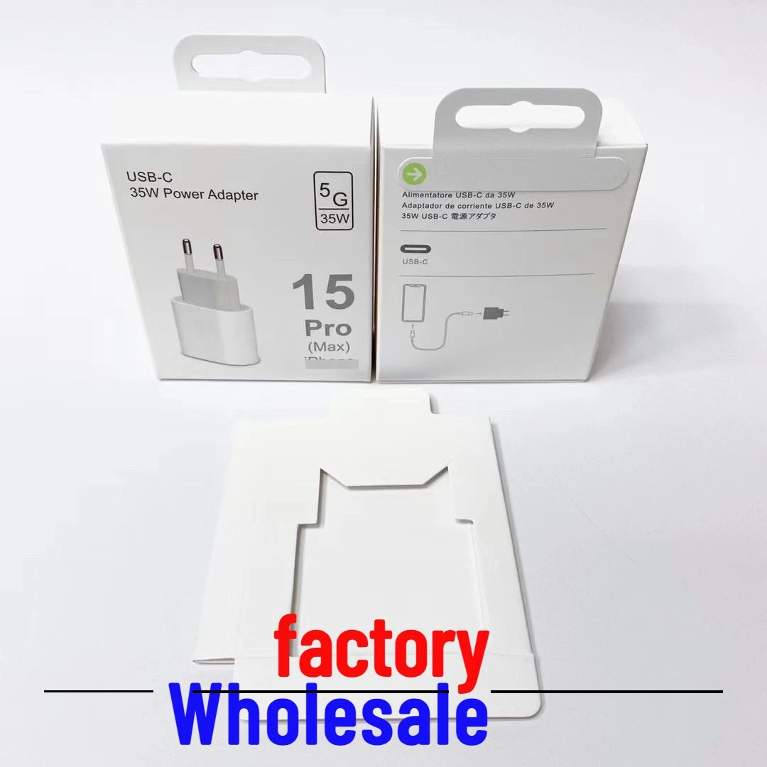 Factory Wholesale Pd 35W USB Charger Type-C Fast Charging Power Adapter Phone Charger Manufacturer China for iPhone PRO Max