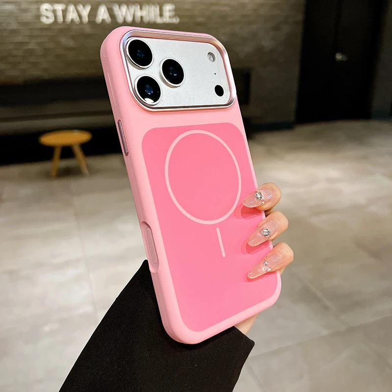 Fashion Girl Phone Case for iPhone 13 14 15 16 PRO Max Compatible with Magsafe Magnetic Charging