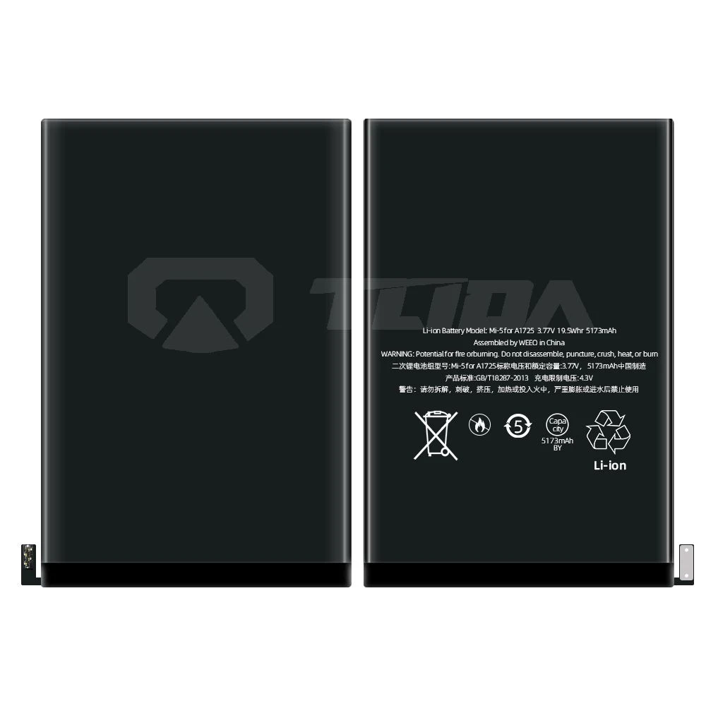 Fast Deliver Capacity Mini2/3/4/5/6 Airpro9.7/10.2/10.5/11/12.9 for iPad Mini4 Mobile Phone Battery