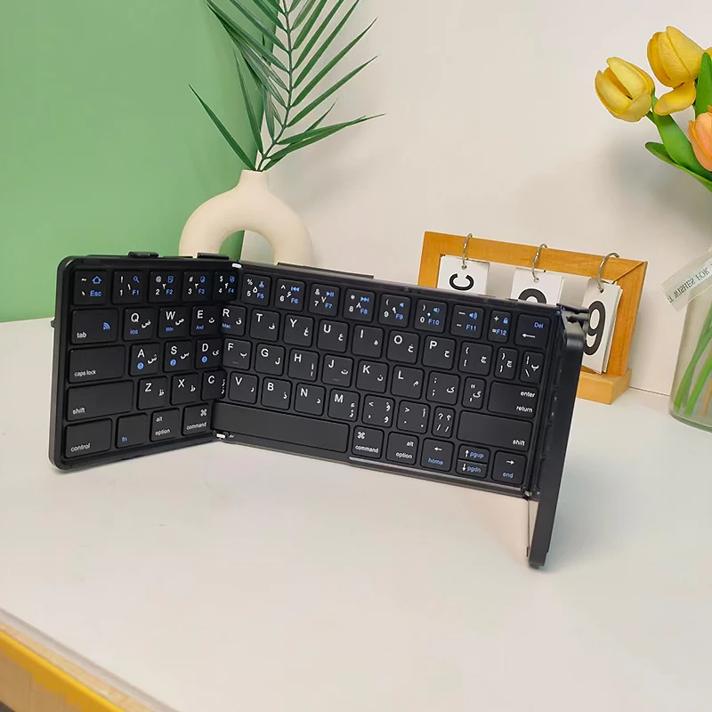 Foldable Mini Keyboard with Numeric Zone, Expanded Size, and Cross-OS Compatibility