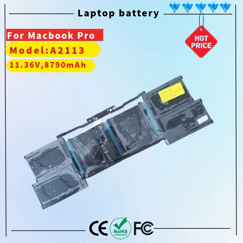 Genuine A2113 Battery for Apple MacBook PRO A2141 16” Inch 2019 Mvvj2 Mvvl2 Mvvm2 610-00533 Original