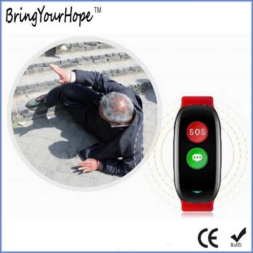 Heart Rate Monitoring GPS Sos Smart Bracelet for Elderly