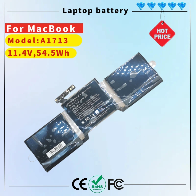 High-Performance Replacement Battery for MacBook PRO A1708 Models