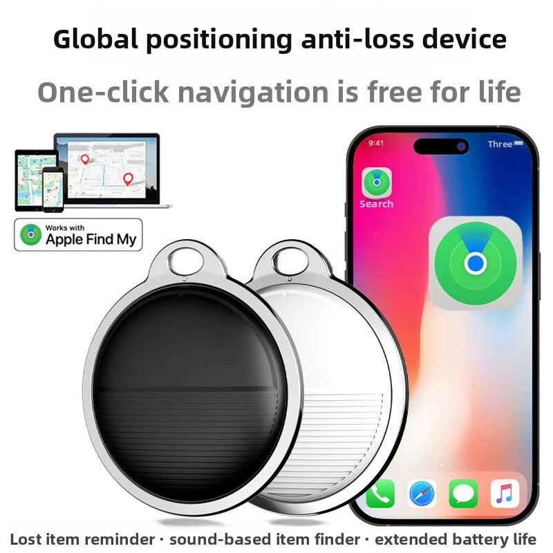Hot Sell Smart Ios Tracker with Handle Portable Keychain Locator Wallet Luggage Finder Pet Tracking for Ios Device for Air Tags