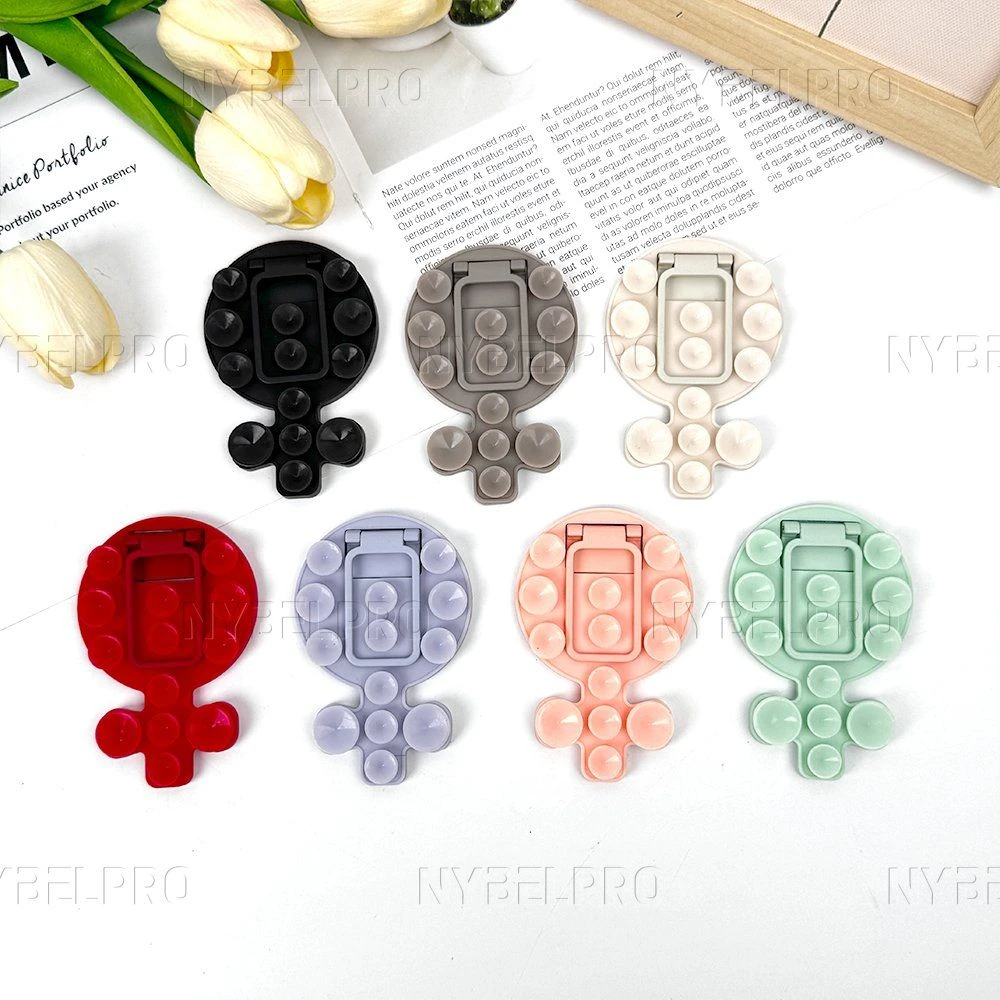Hot-Selling Multi-Functional Double-Sided Silicone Suction Cup Strong Mobile Phone Rubber Stand Cell Phone Holder for Mobile Phone