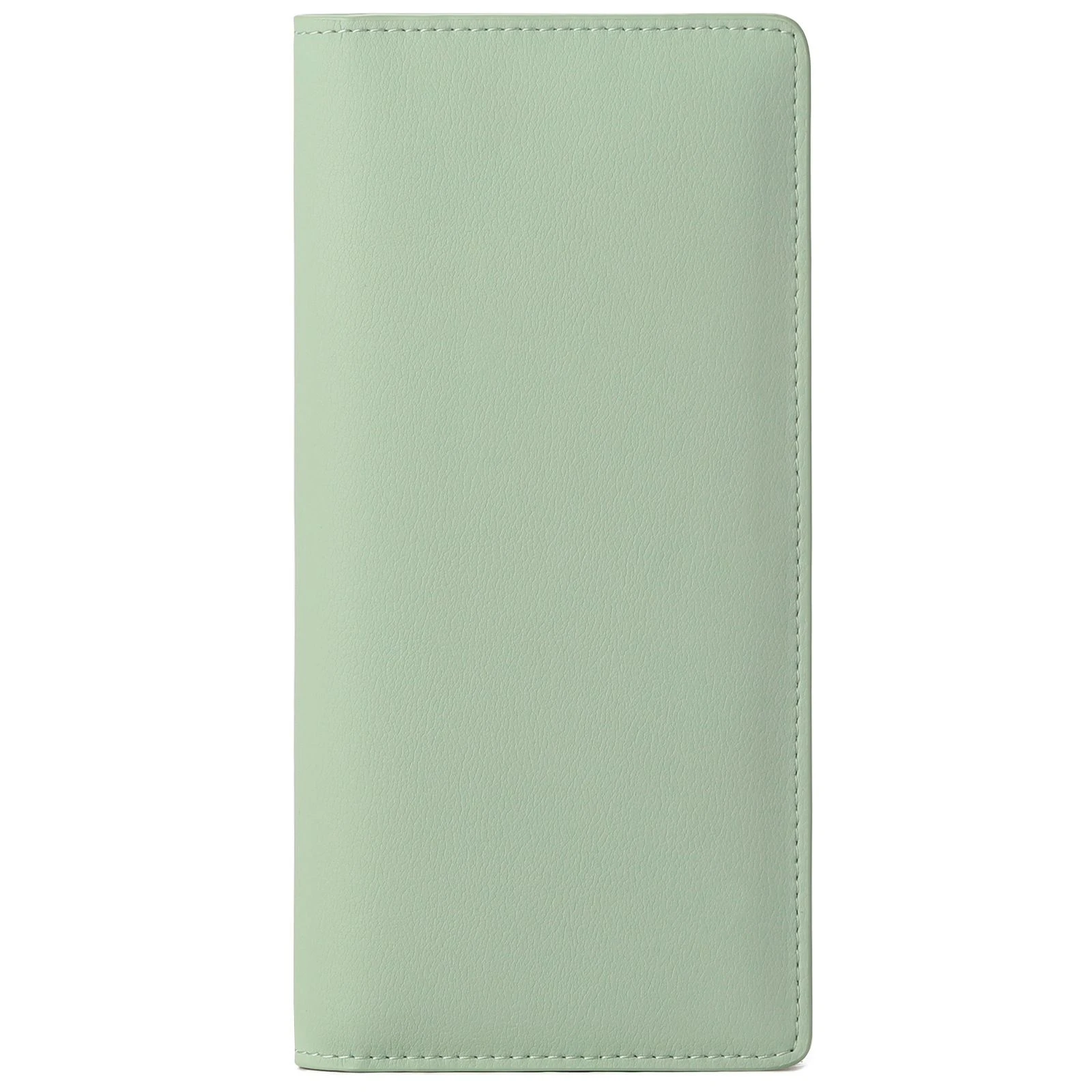 Large Capacity Luxury Fashion Apple Skin Leather Long Wallet with Cards Slots