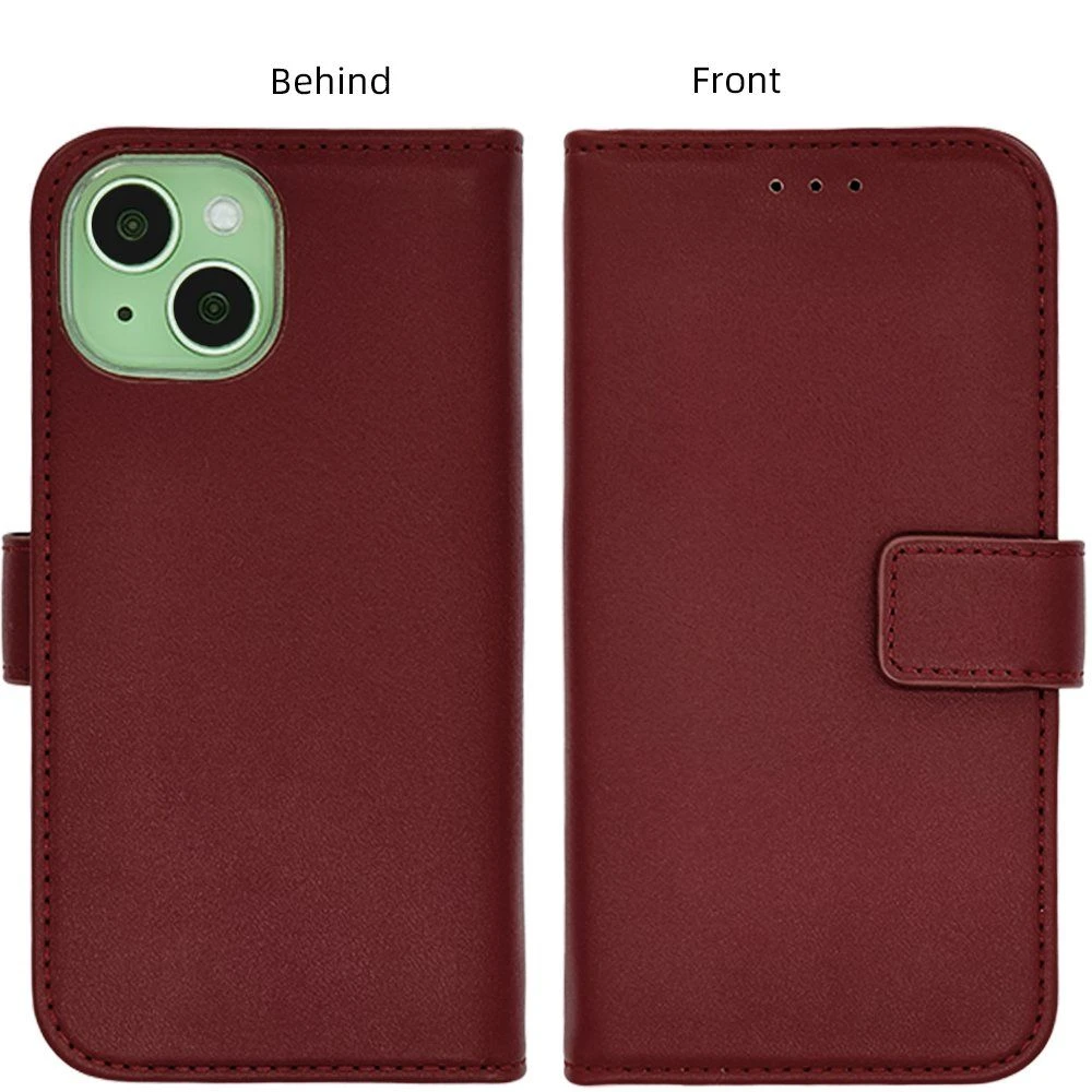 Leather Phone Cases for iPhone 15 Plus Flip Wallet Phone Case Cover with Card Slots Holders for Phone Cases