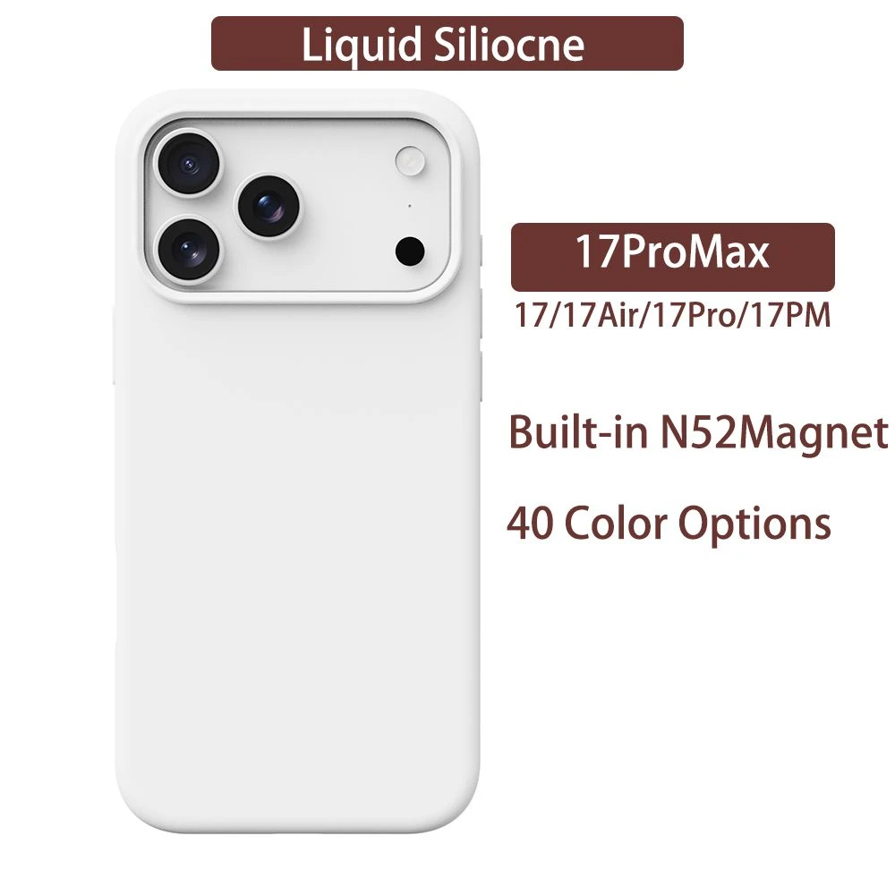 Liquid Silicone Mobile Phone Accessories Iphon Case for Iphon 12 13 14 15 16 17 PRO Max