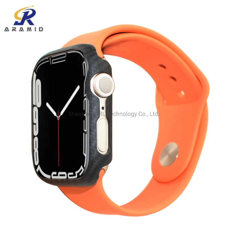 Luxury Aramid Carbon Fiber Phone Case for Apple Watch 7 Hot Selling Mobile Phone Accessory