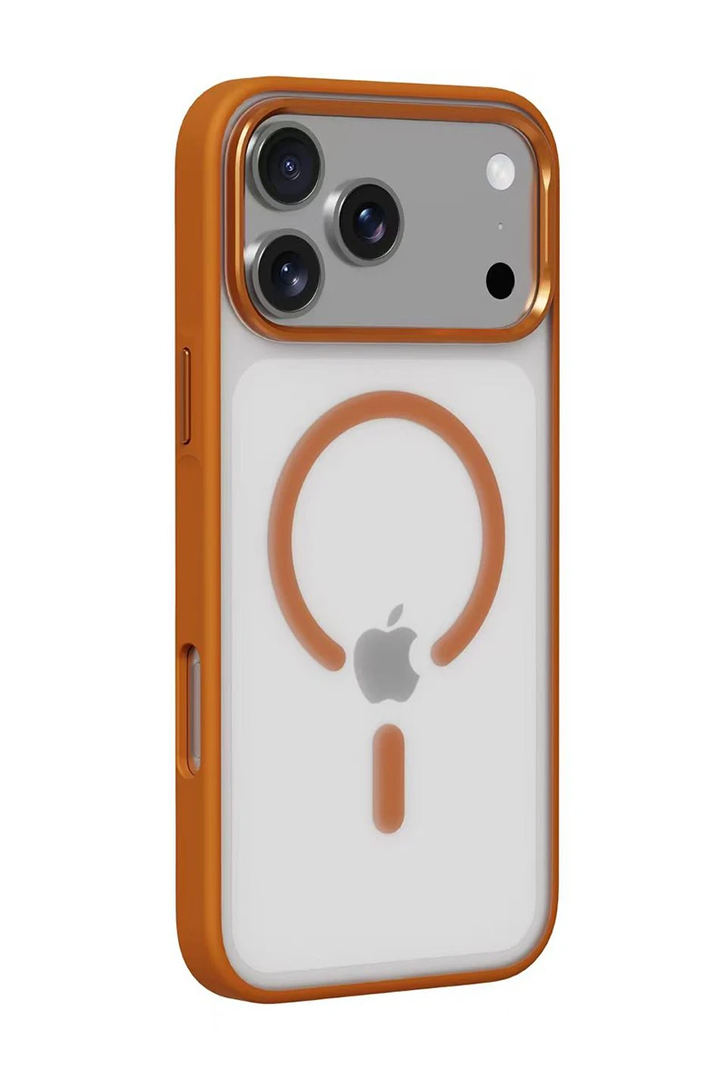 Luxury Plating Metal Camera Frame Soft Bumper Magnetic Magsafe Case for iPhone 12 13 14 15 16 PRO Max