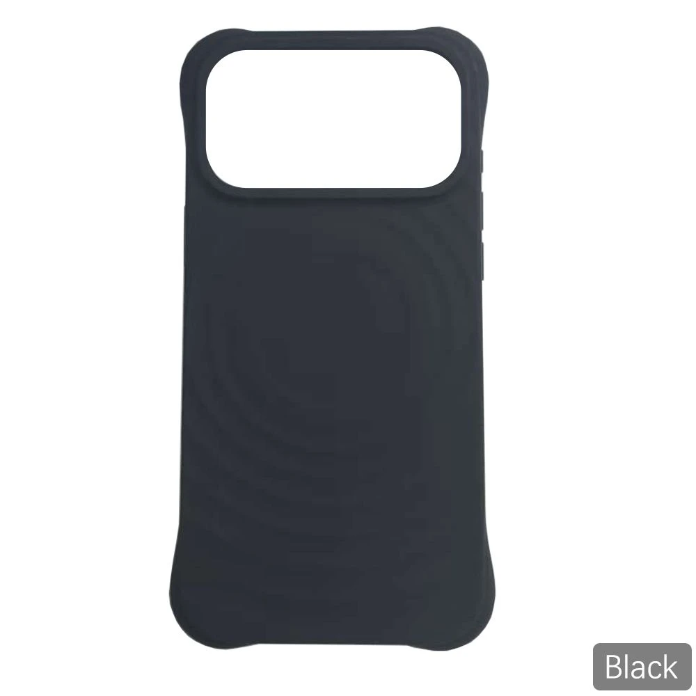 Luxury Wholesale Liquid Silicone Bumper Wavy Pattern Magsafe Phone Case