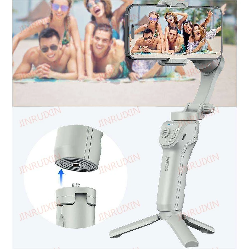 M01 Smart Mobile Phone Gimbal Stabilizer 360 Ai Auto Face Tracking Handheld Bt Selfie Stick Tripod Professional Tracking Gimbal
