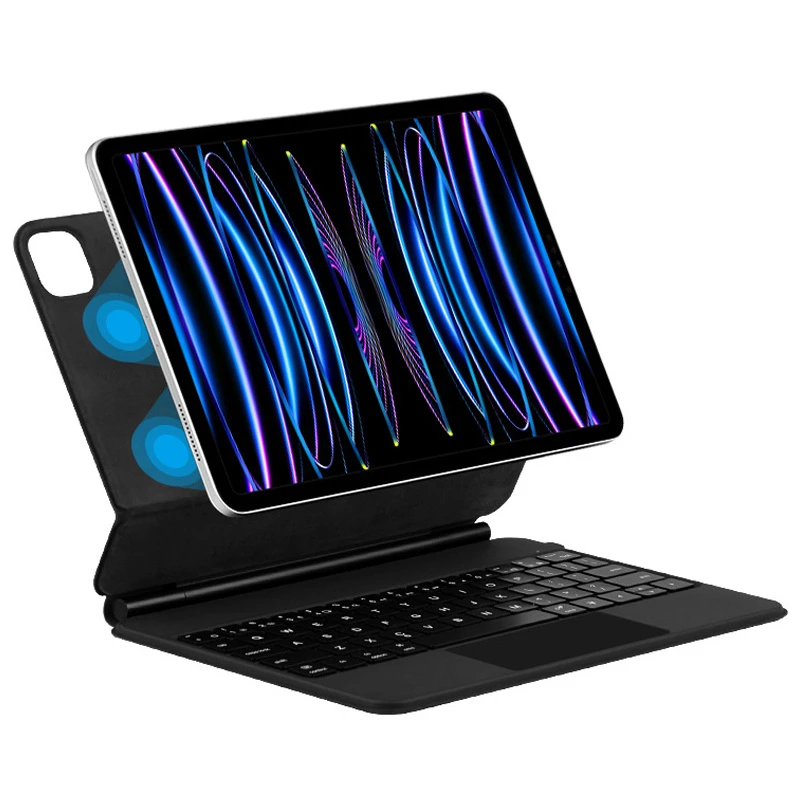 Magnetic Magic Keyboard Floating Design with Leather Case for iPad Air 13 (2024) / iPad PRO 12.9 (2018) / (2020) / (2021) / (2022)