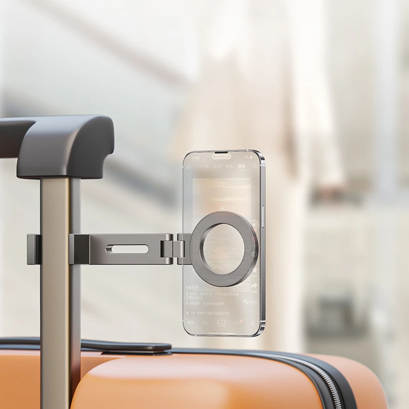 Magnetic Phone Mount Holder for Metal Surface Foldable Hands-Free Shoot Work-out Videos Car Mount
