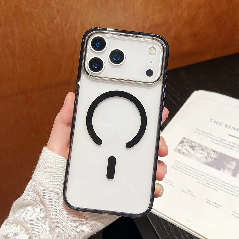 Magsafe Phone Accessories Mobile Cover Case for Iphon 13 14 15 16 17 PRO Max Clear Mobile Phone Case