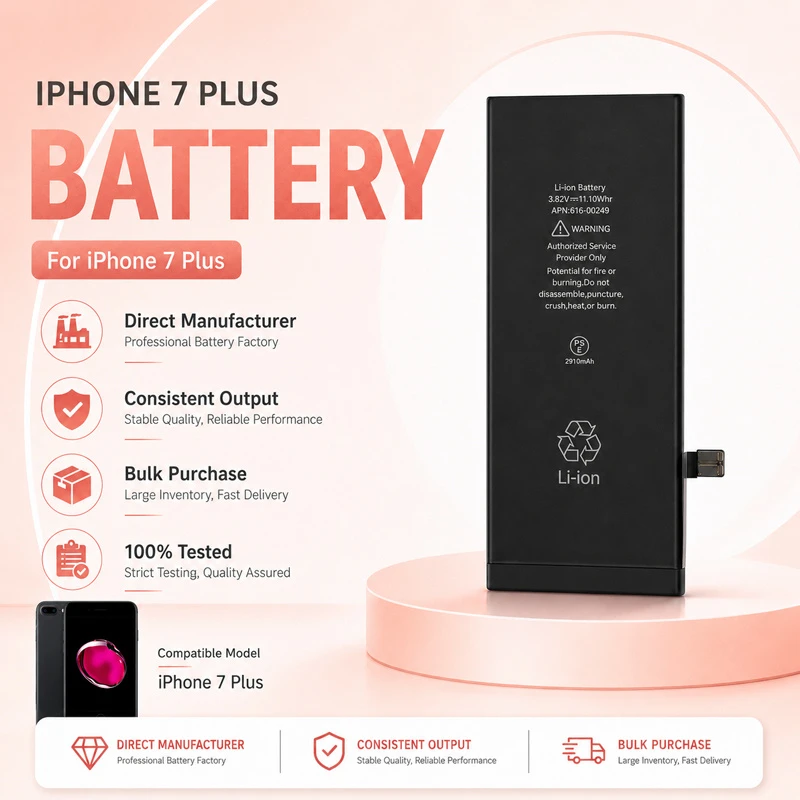 Manufacturer Supplier Internal Replacement Phone Battery for iPhone 7 Plus 14 PRO 11 5s