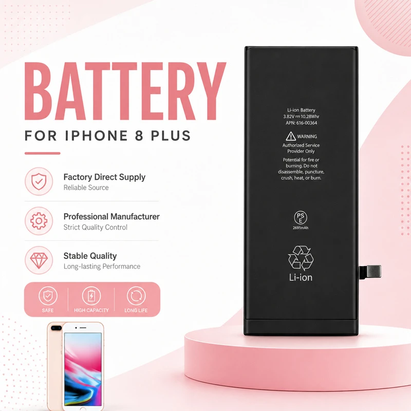 Manufacturer Supplier Internal Replacement Phone Battery for iPhone 8 Plus 14 PRO 11 5s