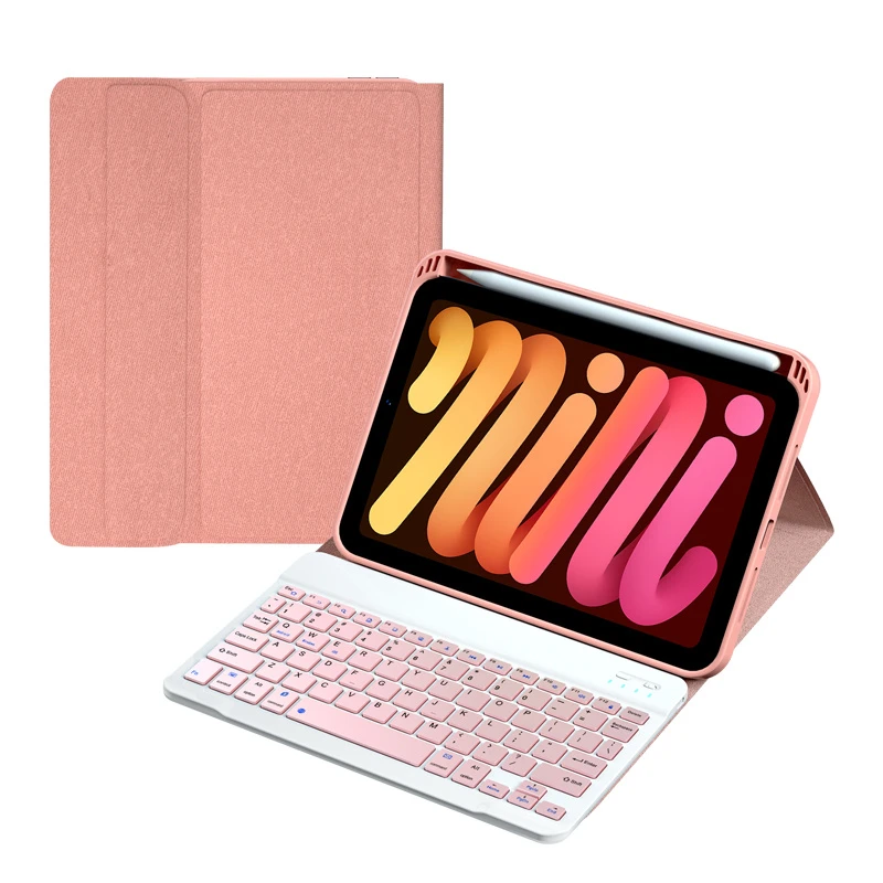 Mini Wireless Keyboard Cover TPU for iPad Mini 6 with Pen Slot