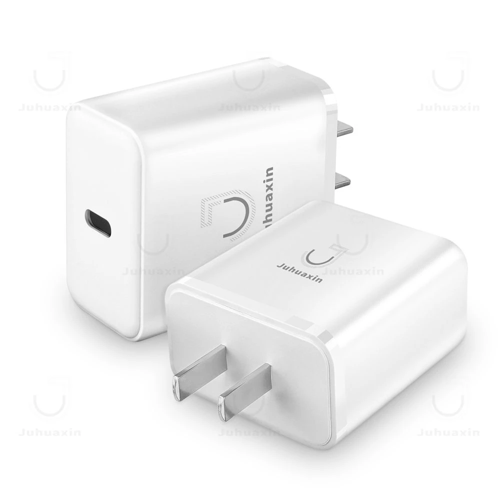 Mobile Charger Juhuaxin Ju-Pd40 Wholesale Custom 40W Adapter USB+Pd Fast Mobile Charger Adaption for Smart Phone Charging