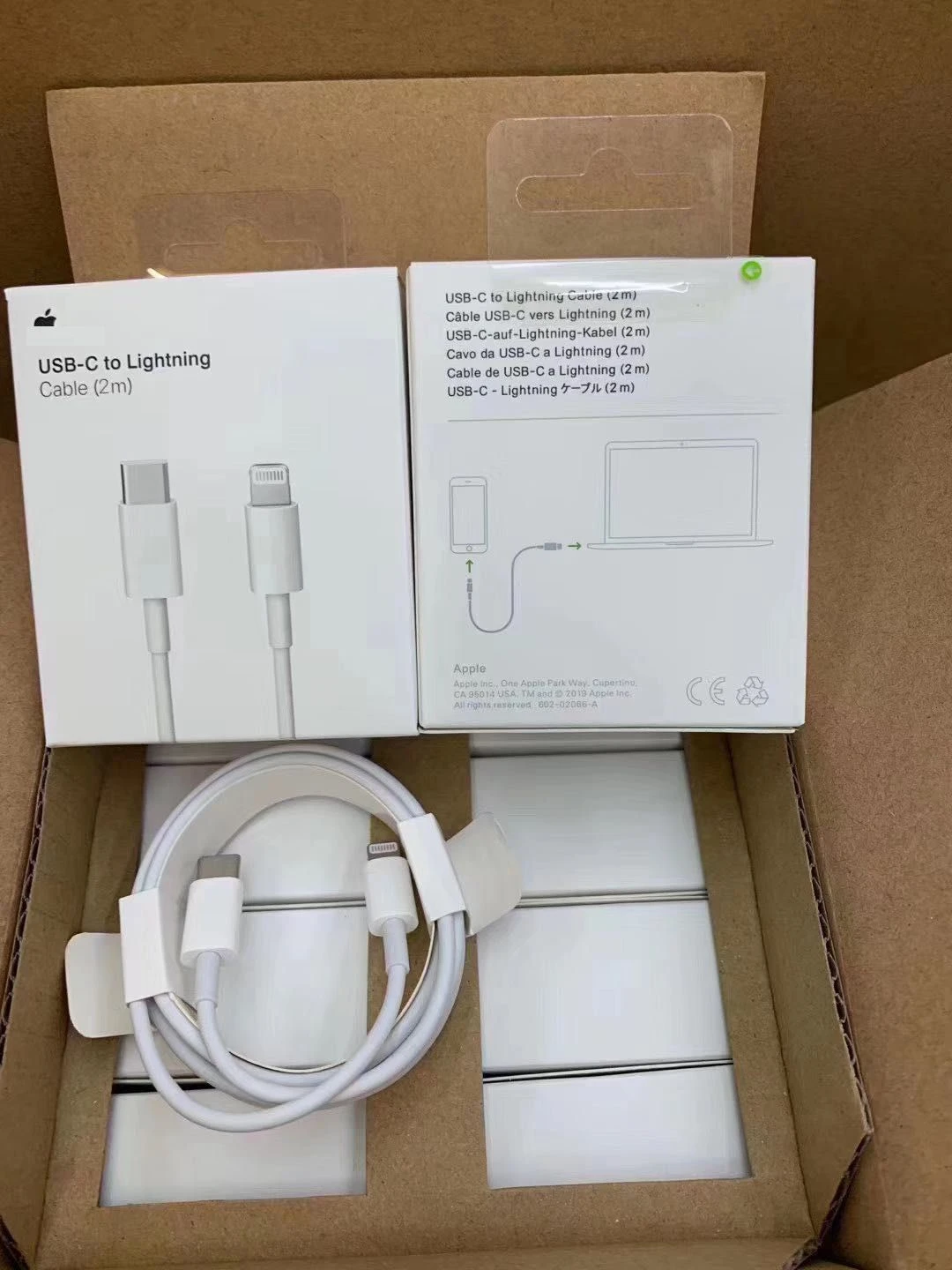 Mobile Phone Fast Charger Cables A1702 Date 2m USB-C to Lightning Cable for iPhone 11 13 14 PRO Max Power Supply