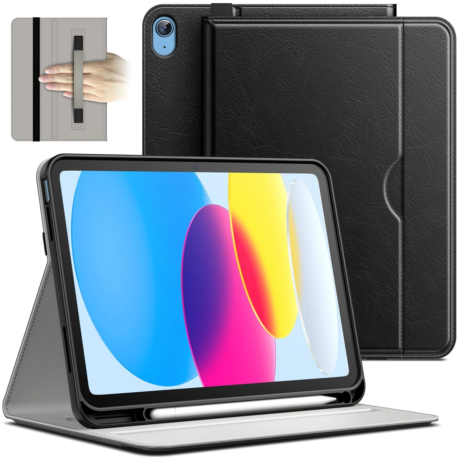 Multi Angle Protection Leather Tablet Case for iPad 9.7 2017/2018/Air/Air 2/PRO 9.7 Automatic Sleep Tablet Cover Waterproof Tablet Bag