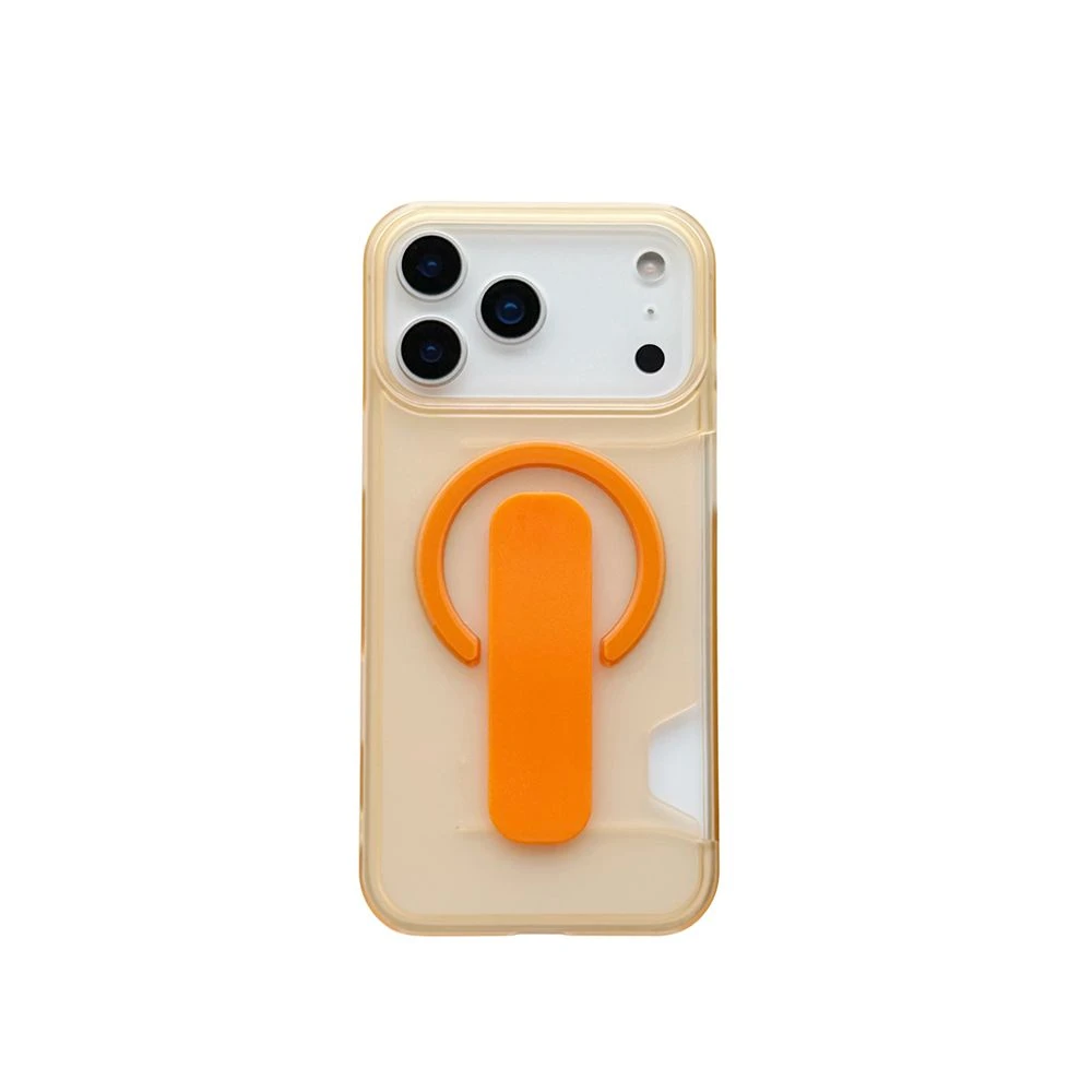Multi-Functional Anti-Loss Phone Grip Holder Cover Card Holder Ipone Foggy PC IP15 16 17 Promax Magnetic Mobile Case
