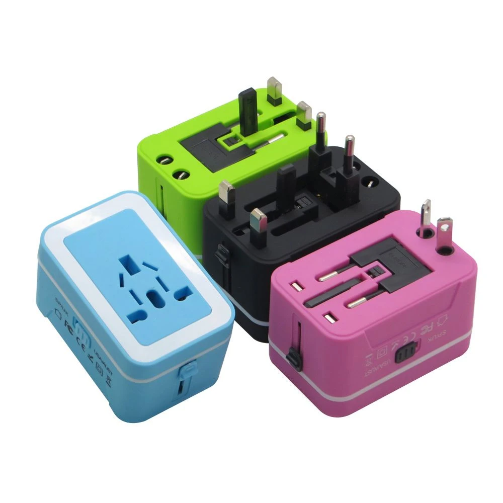 Multi Us EU UK Au Mini Power Plug Universal Travel Mix Wall Charger for iPhone / Samsung
