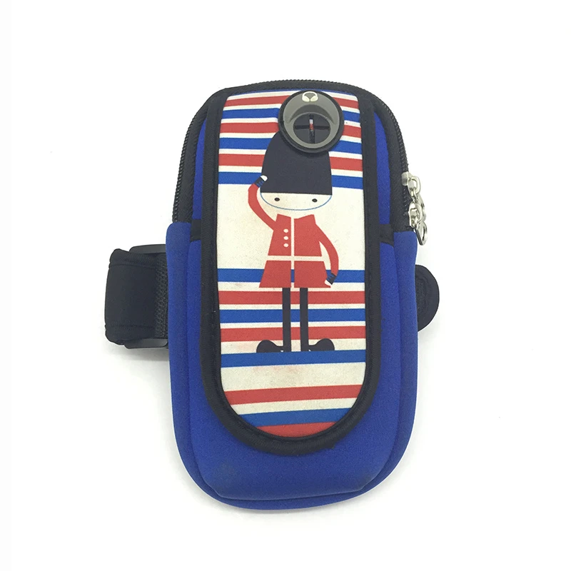 Neoprene Cell Phone Arm Bag Waterproof Adjustable Sports Phone Protective Fitness Armband
