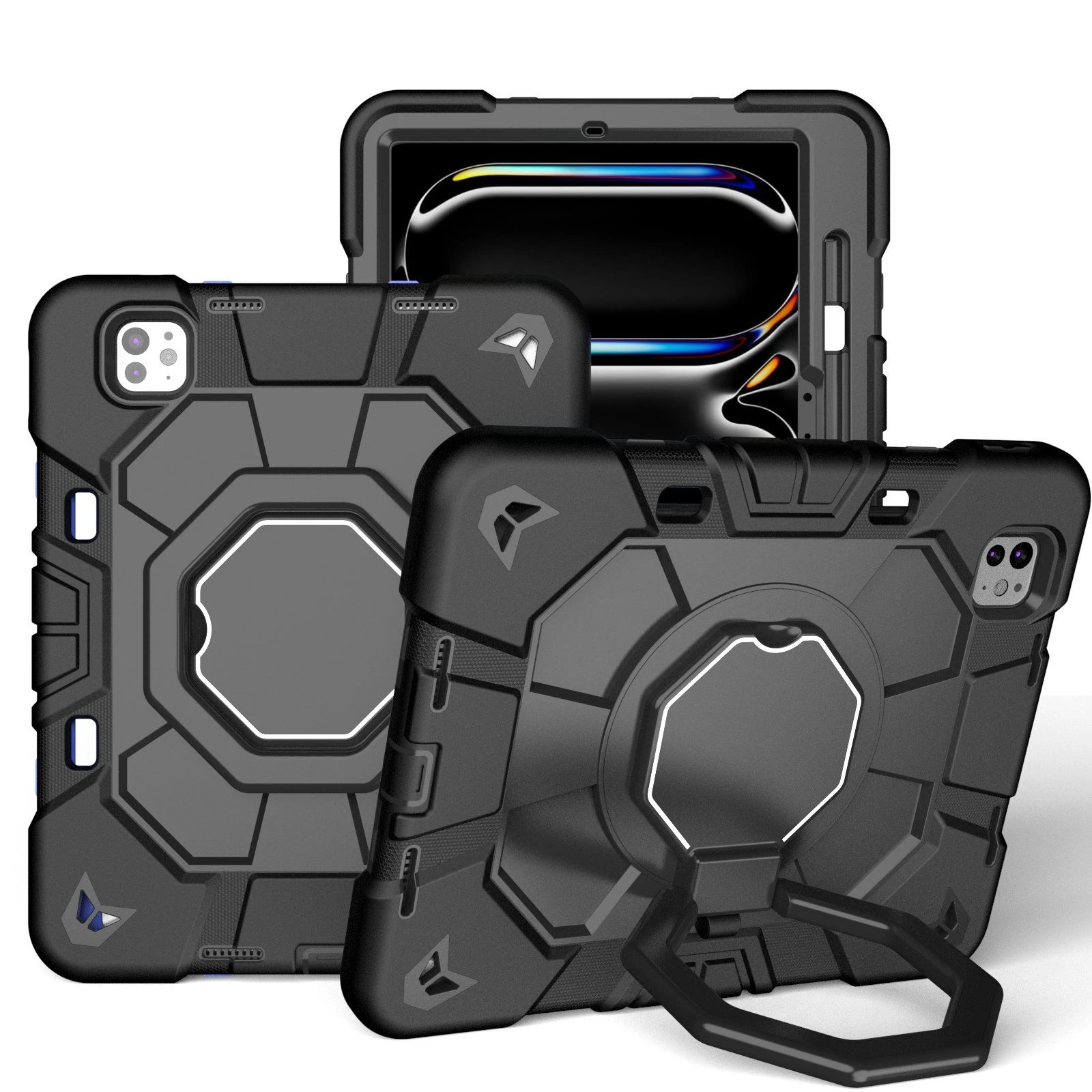 New Heavy Duty Shockproof Full-Body TPU Tablet Case with Pen Holder Rugged Case for iPad Air5 Air4 PRO 11 2022