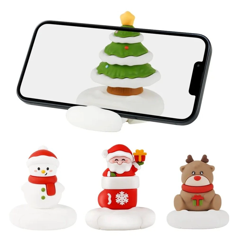 New Kids Novelty Christmas Gift Cell Phone Holder Universal Desk Decorative Item