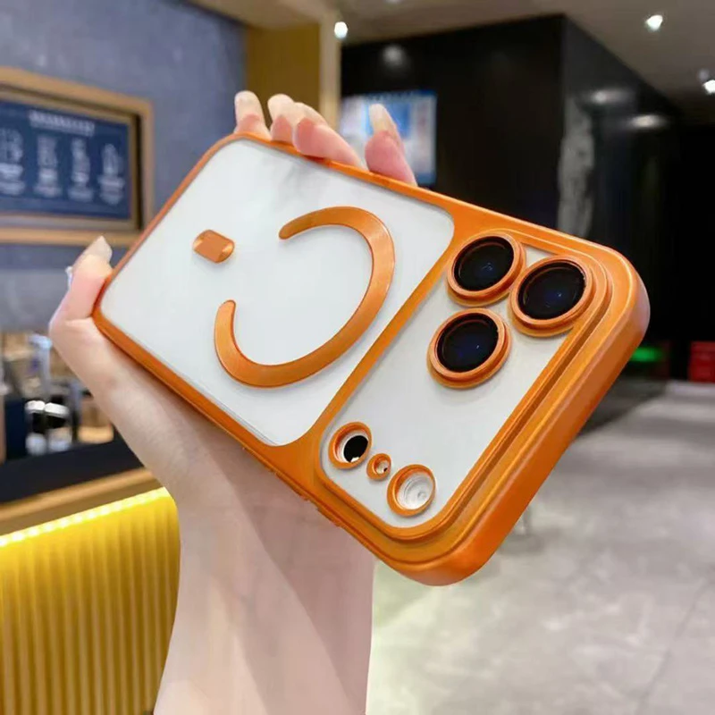 New Luxury Plating TPU Bumper Matte Magnetic Phone Case for iPhone 17 PRO Max 17 Air