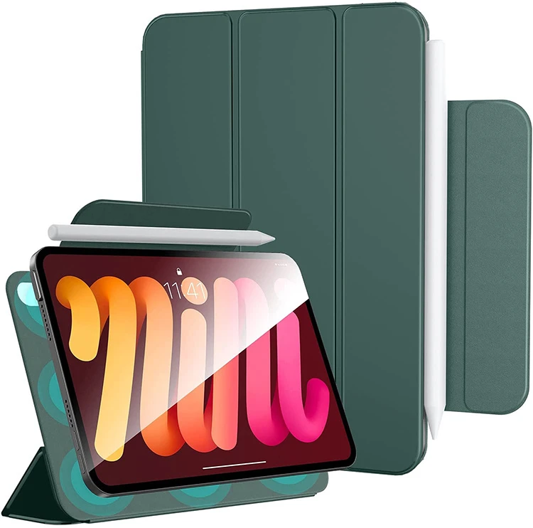 New Trifold Tablet Leather Case with Pencili Holder Magnetic Case for iPad Air 4 2020 10.9 Inch/iPad PRO 11 2018