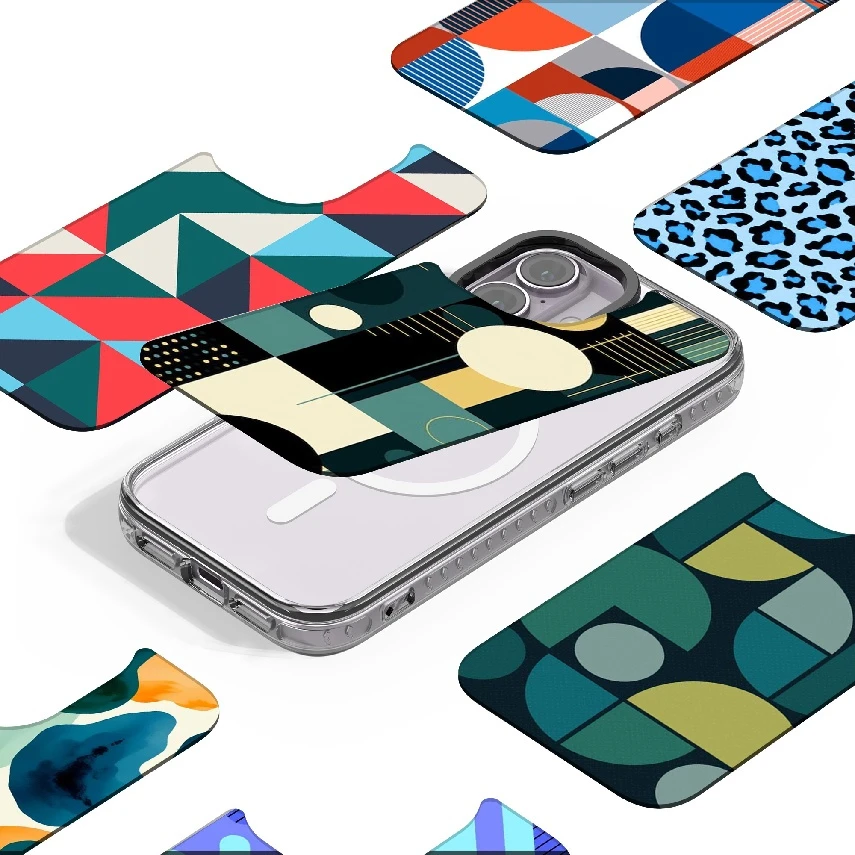 ODM/OEM Flexible Customization Impact Resistance Durable Shockproof 3-in-1 Replaceable Back Panel Magsafe Phone Case