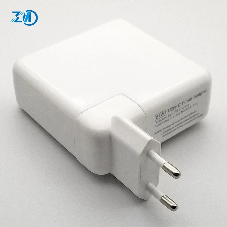 OEM Compatible 87W USB-C Pd Charger for Apple MacBook PRO 15-Inch Touch Bar 2016 2017 2018 2019 A1707 A1990 Mnf82ll/a Mr9r2ll/a