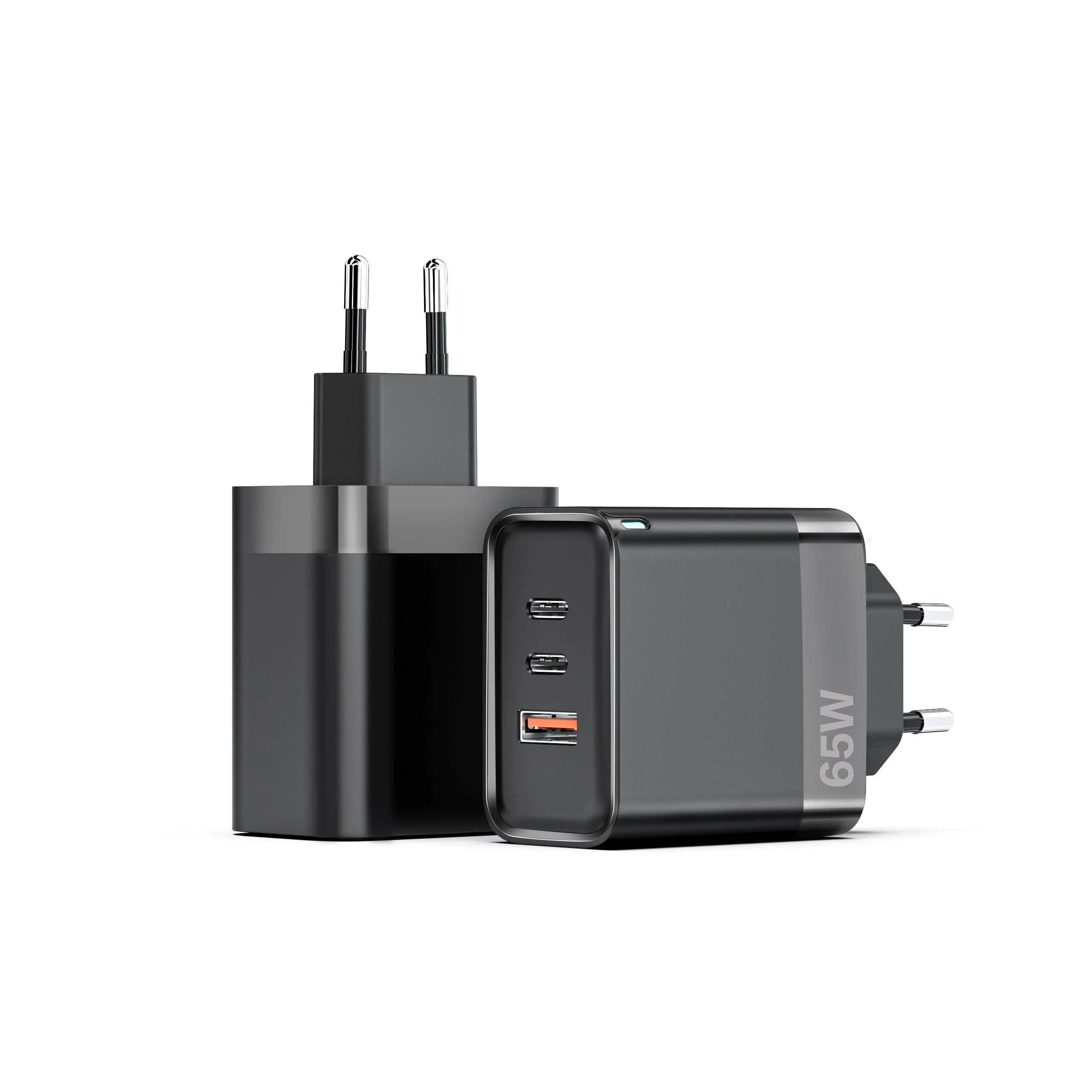 OEM Custom 20W 30W 45W 65W Charger GaN Tech USB C Charger Type-C Fast Charging for Android Phone Charger 65watt for iPhone Laptop